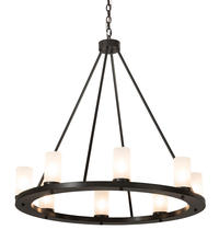 2nd Avenue Designs White 194762 - 36&#34; Wide Loxley 8 LT Chandelier