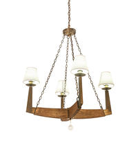 2nd Avenue Designs White 195110 - 42&#34; Wide Arendal 4 Light Chandelier