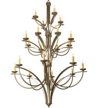 2nd Avenue Designs White 196887 - 86&#34; Wide Corfe Chandelier