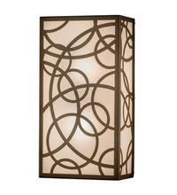 2nd Avenue Designs White 197402 - 9&#34; Wide Fizz Deco Wall Sconce