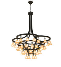 2nd Avenue Designs White 197780 - 90&#34; Wide Cretella 58 LT Chandelier