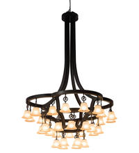 2nd Avenue Designs White 197781 - 65&#34; Wide Cretella 34 Light Chandelier