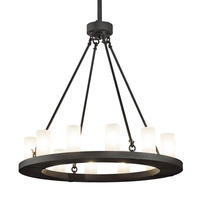 2nd Avenue Designs White 199716 - 36&#34; Wide Loxley 12 Light Chandelier