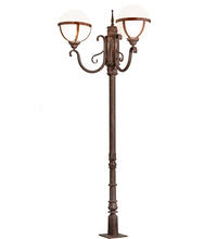 2nd Avenue Designs White 200260 - 84&#34; High Bola Tavern Street Lamp