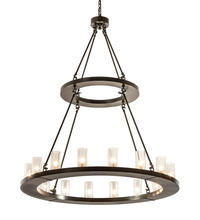 2nd Avenue Designs White 202214 - 48&#34; Wide Loxley 16 Light Two Tier Chandelier