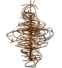 2nd Avenue Designs White 205191 - 40&#34; Wide Cyclone 20 Light Chandelier