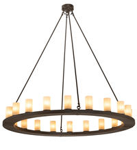 2nd Avenue Designs White 211438 - 60&#34; Wide Loxley 20 Light Chandelier