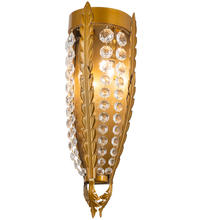 2nd Avenue Designs White 211949 - 6&#34; Wide Chrisanne Crystal Wall Sconce