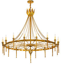 2nd Avenue Designs White 211951 - 56&#34; Wide Amaury 16 Light Chandelier