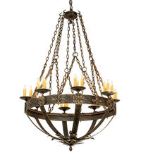 2nd Avenue Designs White 212739 - 60&#34; Wide Neapolis 24 Light Chandelier