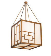 2nd Avenue Designs White 216753 - 36&#34; Square Kofu Pendant