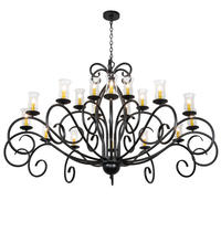 2nd Avenue Designs White 217145 - 72&#34; Wide Sienna 18 Light Chandelier