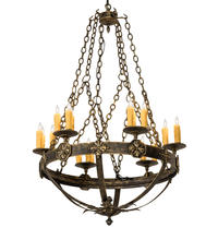 2nd Avenue Designs White 217524 - 32&#34; Wide Neapolis 18 Light Chandelier