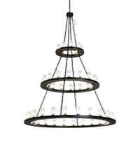 2nd Avenue Designs White 221385 - 72&#34; Wide Loxley 48 Light Three Tier Chandelier