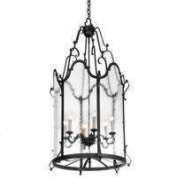 2nd Avenue Designs White 221434 - 24&#34; Wide Dubrek 6 Light Foyer Lantern