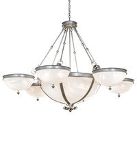 2nd Avenue Designs White 222370 - 72&#34; Wide Alonzo Chandelier