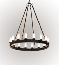 2nd Avenue Designs White 232158 - 60&#34; Wide Costello Ring 16 Light Chandelier