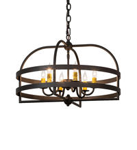 2nd Avenue Designs White 233402 - 22&#34; Wide Aldari 6 Light Chandelier