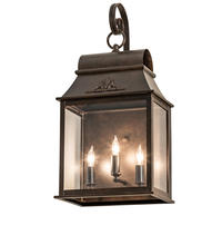 2nd Avenue Designs White 233843 - 10&#34; Wide Bastille Lantern Wall Sconce