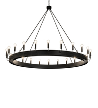 2nd Avenue Designs White 236053 - 96&#34; Wide Tulin Chandelier