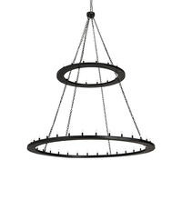 2nd Avenue Designs White 236362 - 84&#34; Wide Loxley 48 Light Two Tier Chandelier