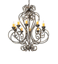 2nd Avenue Designs White 243808 - 42&#34; Wide Fernando 10 Light Chandelier