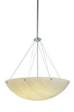 2nd Avenue Designs White 244517 - 36&#34; Wide Cypola Alabaster Inverted Pendant