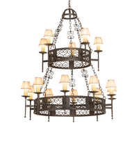 2nd Avenue Designs White 244797 - 48&#34; Wide Toscano 15 Light Two Tier Chandelier