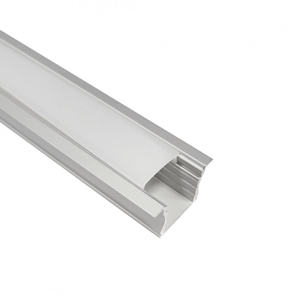 4&#39; Deep Channel with Wings for COB Tape Light, Aluminum Finish