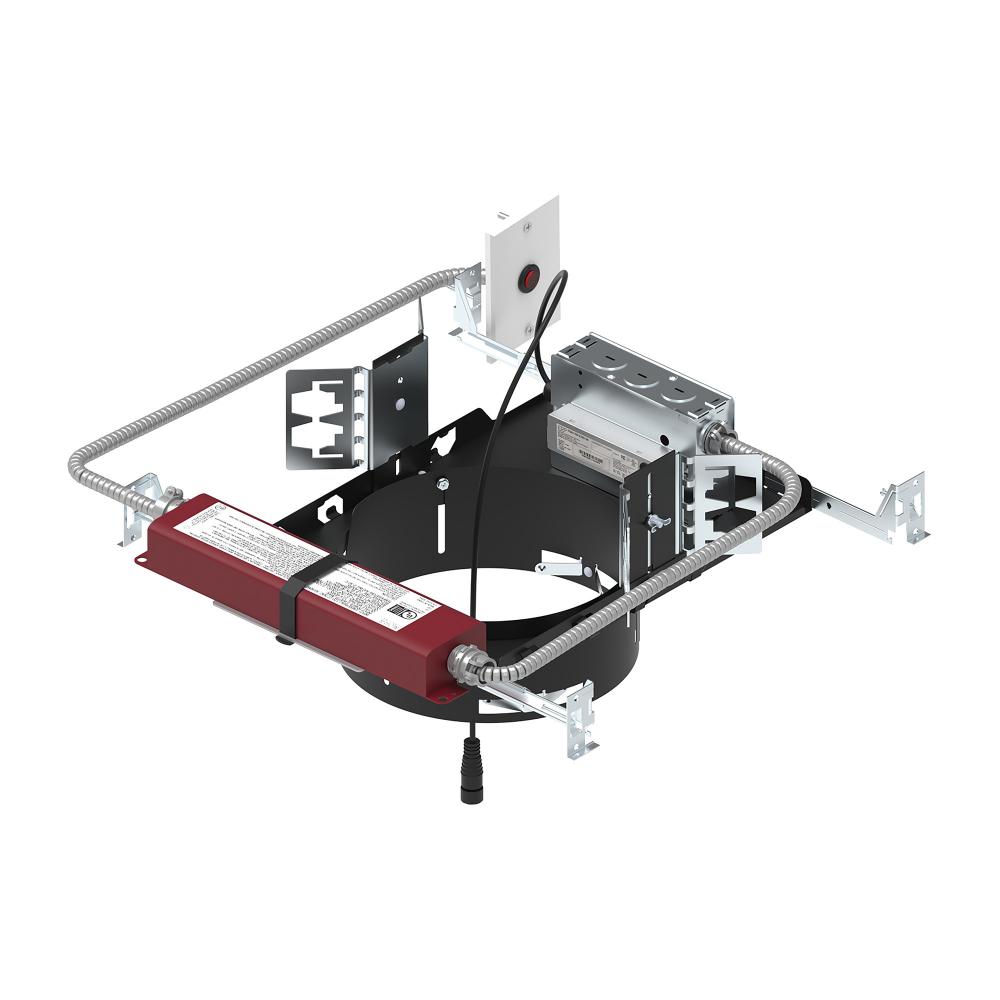 8&#34; Sapphire III Non-IC New Construction Housing w/ Remote Test Switch EM Driver, 13W / 900lm,