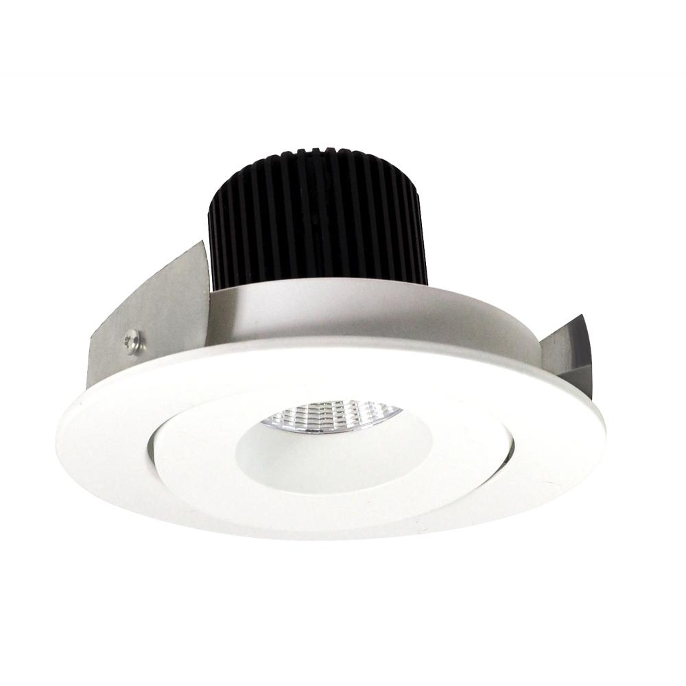 4&#34; Iolite LED Round Adjustable Gimbal, 1000lm / 14W, 4000K, Matte Powder White Finish