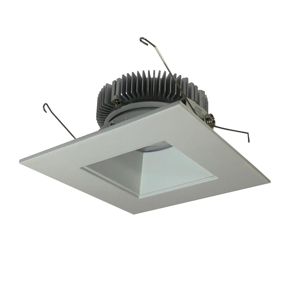 6&#34; Cobalt Dedicated High Lumen Square/Square, 1500lm, 3500K, White Reflector / White Flange