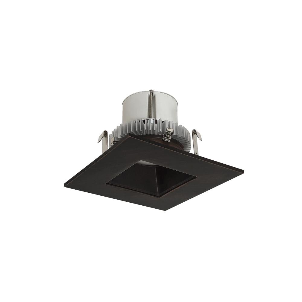 4&#34; Cobalt Click Square Retrofit Reflector with Square Aperture, 900lm / 12W, Comfort Dim, Bronze