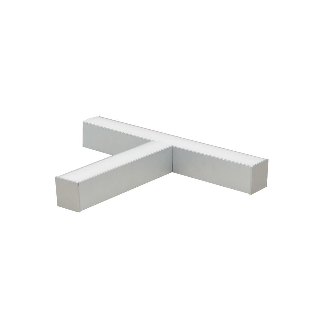 &#34;T&#34; Shaped L-Line LED Direct Linear w/ Dedicated CCT, 4600lm / 3000K, Aluminum Finish