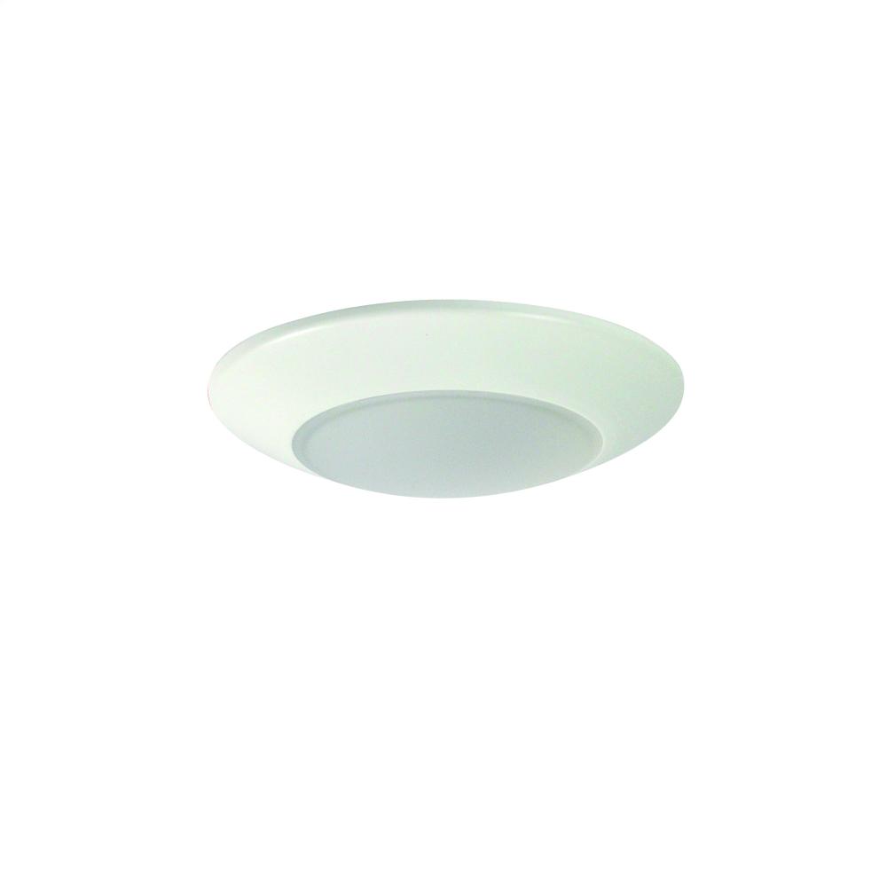 4&#34; AC Opal LED Surface Mount, 700lm / 10.5W, 2700K, White finish