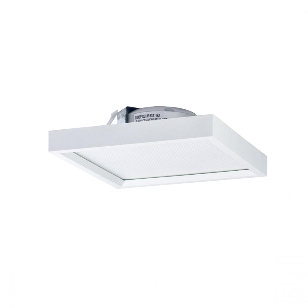 4&#34; SURF Square LED Surface Mount, 750lm / 11W, 5000K, White finish