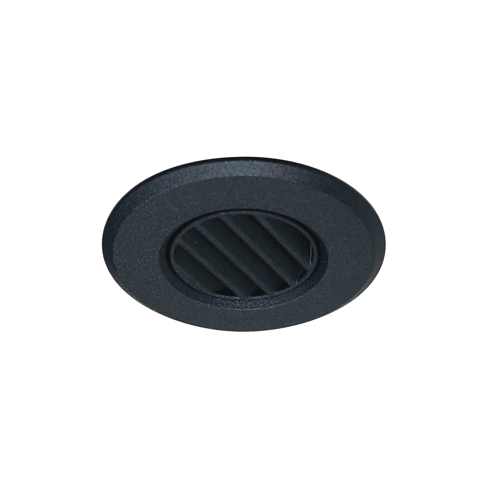 1&#34; Round M1 Louver Trim, Black