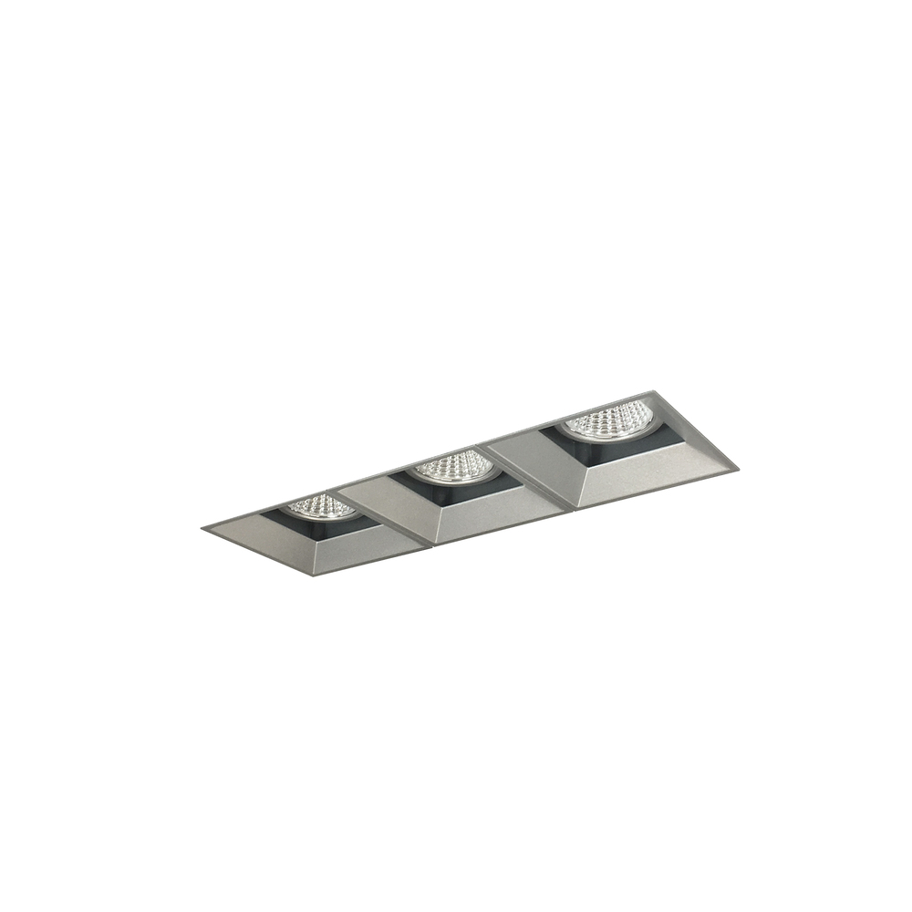 Iolite MLS 3-Head Trimless Reflector Kit, 3000K, 1000lm, Haze Fixed Downlt. Trims