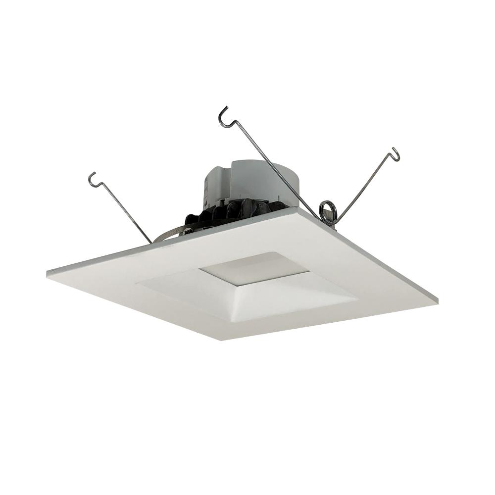 6&#34; Onyx Square LED Retrofit Reflector, 750lm / 12W, 2700K, White finish