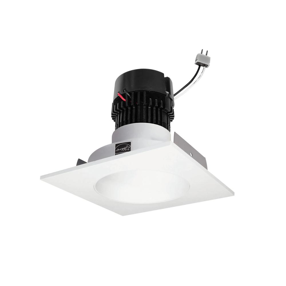 4&#34; Pearl Low Voltage LED Square Retrofit Reflector with Round Aperture, 1150lm / 11W, 2700K,