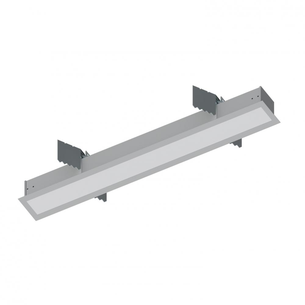 2&#39; L-Line LED Recessed Linear, 2100lm / 3000K, Aluminum Finish