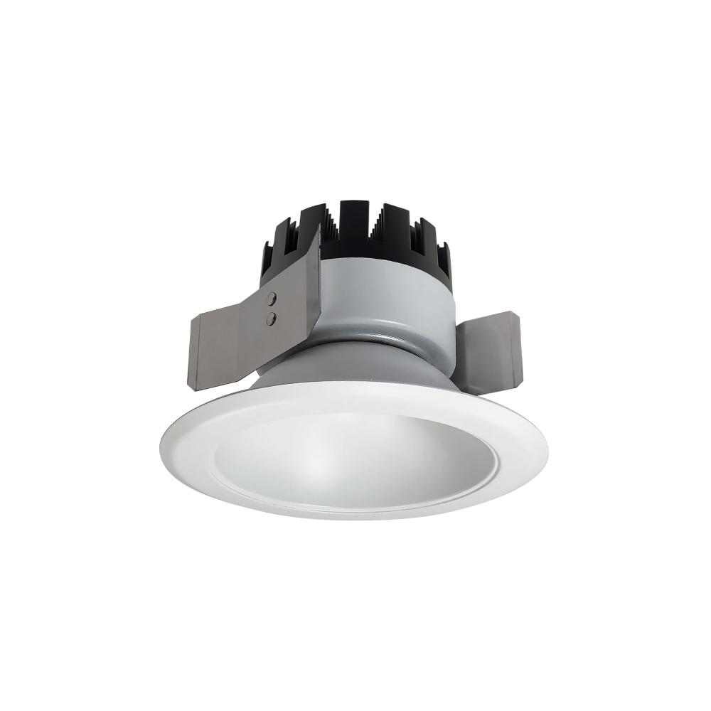 5&#34; Marquise III Round Open Reflector, 1500lm, 3000K, Flood Optic, White Reflector/White Flange