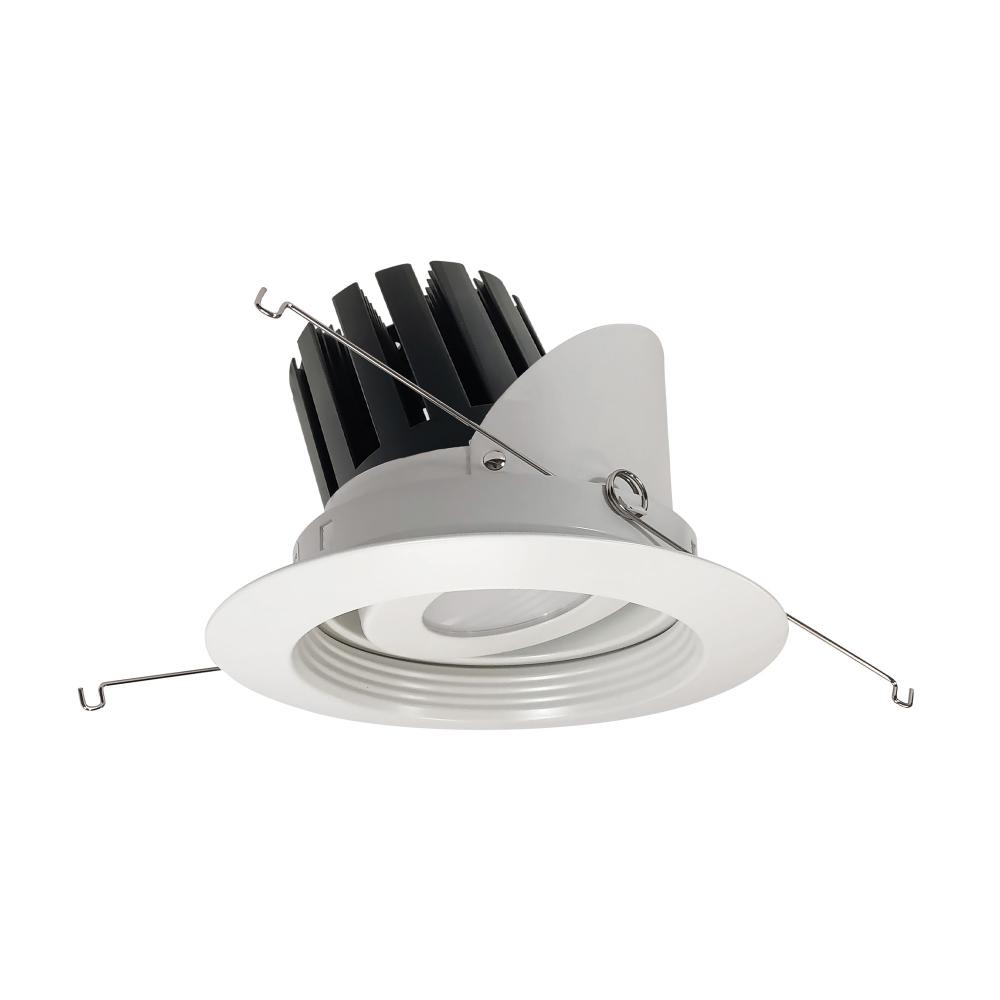 5&#34; Marquise III Adjustable Regressed Gimbal Baffle, 2500lm, 4000K, Flood Optic, White Baffle &