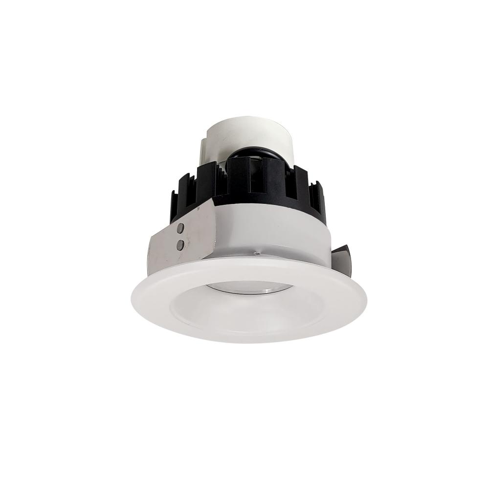 4&#34; Marquise III Retrofit, White Reflector/White Flange, 120-277V; 0-10V Dimming, 1300lm / 12W,