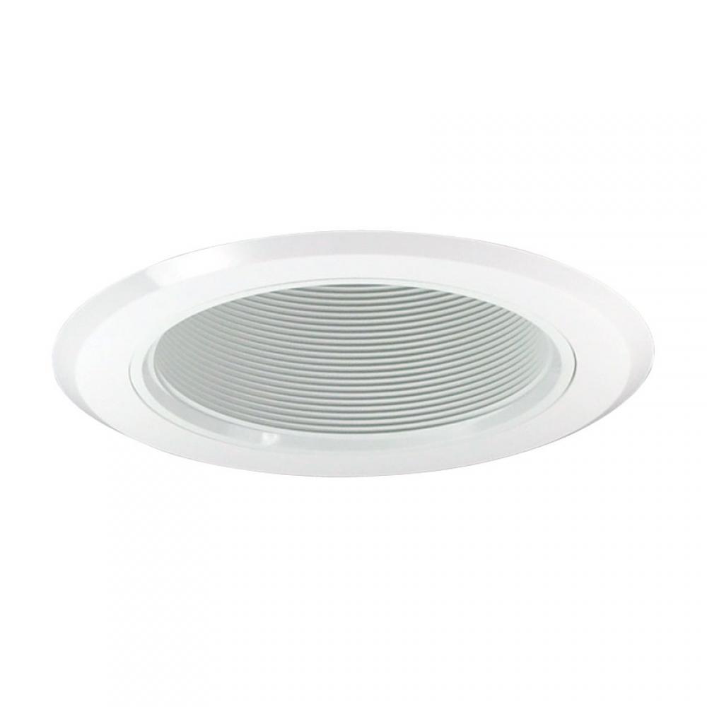 5&#34; Deep Phenolic Baffle w/ Ring, White