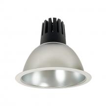 Nora NC3-81L430FDMPW - 8" Sapphire III Round Open Reflector, 3500lm, 3000K, Flood Optic, Diffused Clear Reflector/Matte