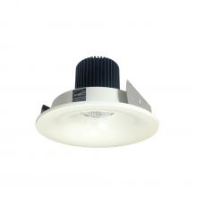 Nora NIO-4RNB40XWW/10 - 4&#34; Iolite LED Round Bullnose, 1000lm / 14W, 4000K, White Finish