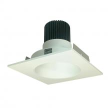 Nora NIO-4SNDC27QWW - 4&#34; Iolite LED Square Reflector with Round Aperture, 10-Degree Optic, 850lm / 12W, 2700K, White