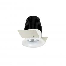 Nora NIO-1RNB35XMPW - 1&#34; Iolite LED NTF Round Bullnose, 600lm, 3500K, Matte Powder White finish