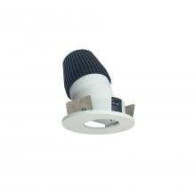 Nora NIOB-1RSL27XMPW - 1&#34; Iolite LED BWF Round Adjustable Slot Aperture, 600lm, 2700K, Matte Powder White Slot Aperture